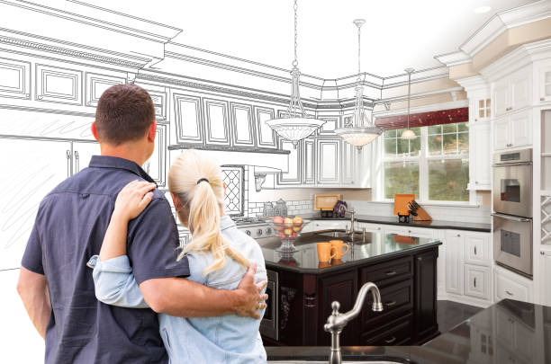 Professional Cabinet Installation technician working in Seattle, WA